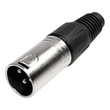 Ficha Canon Xlr Macho Conector 3 Pines Cable Microfono