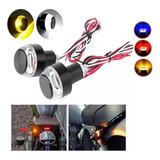 2pz Direccionales Focos Led Motocicleta Manubrio Laterales