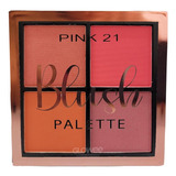 Paleta De Rubores - Blush Palette - Pink 21 Original
