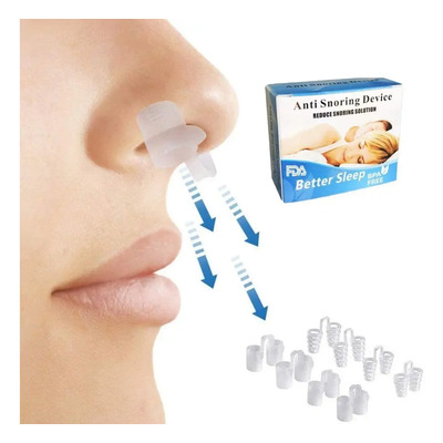 Dispositivo Anti Ronquidos Oxigena Dilatador Nasal (8 Pzs)