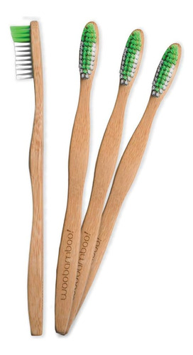 Paquete De 4 Cepillos De Dientes De Bambú Woobamboo - Adulto