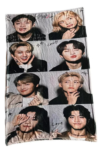 Frazada Cobija Viajera Stray Kids Suave Modelos