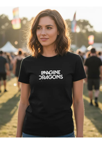 Playera De Tecate Pal Norte Imagine Dragons Logo