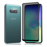 Privacidad Templado Y Lente Cámara Para Samsung S10e