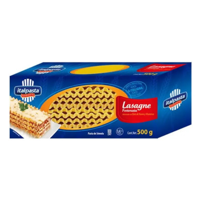 3 Pzas Pasta Lasagne Italpasta Festonata De 500 G | MercadoLibre