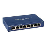 Switch Ethernet Netgear Gs108-400nas Con 8 Puertos Gigabit
