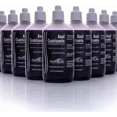 10 Azul Cicatrizante Fermalab Gotero 120 Ml Desinfectante O | Envío gratis