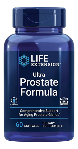 Life Extension Ultra Prostate Formula Prostata 60 Softgels Sabor Sin Sabor