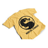 Camiseta Algodón Adulto Estampado Videojuego Mortal Kombat