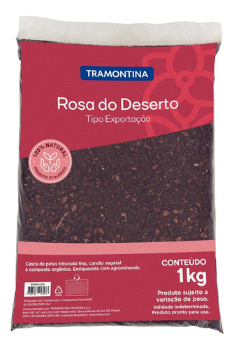 Substrato Rosa Do Deserto 1kg 100% Natural - Tramontina