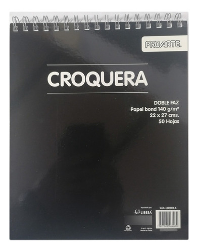 Croquera Doble Faz Tamaño Carta