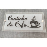 Cantinho Do Café Placa Decorativa Moderna Cozinha Copa Top