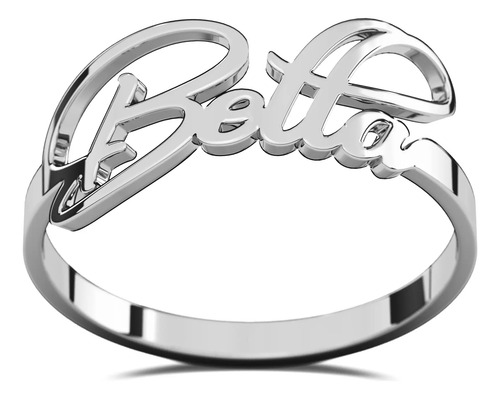 Anillo Nombre Personalizado En Plata.925