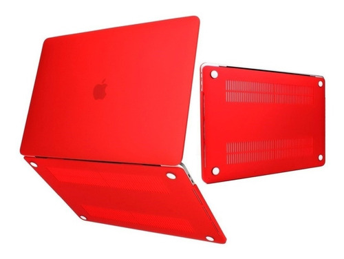 Capa Case Macbook Mac Air 13 A1466 2010 Ate 2017 - Vermelho 