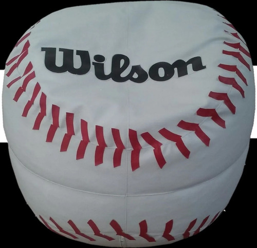 Silla Puff  - Pelota - Baseball Doble Costura Calidad