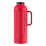 Termo Termolar Personal De Vidrio 1l Rojo Frutillapersonal 1l