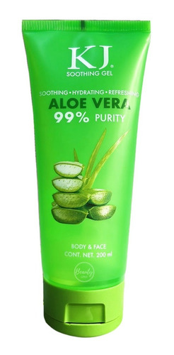 Gel Aloe Vera 99% Kj Hidratante Y Calmante Facial