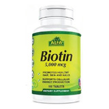 Biotina Americana 5000 Mcg 100 Tabs Alfa