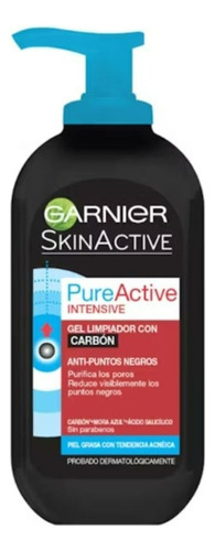 Gel Limpiador De Carbon Pureactive Intensive Garnier