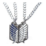 Colgantes Collares Amistad Pareja | Attack On Titan | Anime 