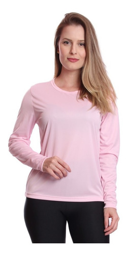 Camiseta Feminina Camisa Térmica Proteção Solar Uv 50 Gold