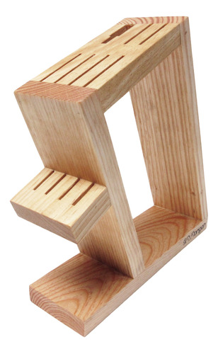 Porta Cuchillos Organizador De Madera Base Para Cuchillos