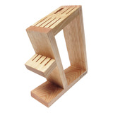 Porta Cuchillos Organizador De Madera Base Para Cuchillos