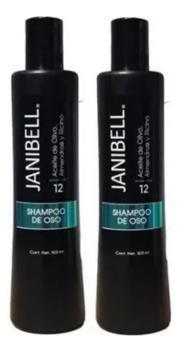 Shampoo De Oso Janibell 500ml 2 Piezas