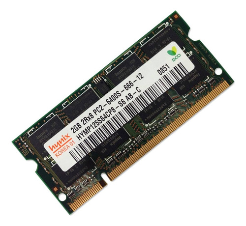 Memoria Ram Sodimm Laptop Ddr2 2gb Pc2-5300 667 Mhz Hynix