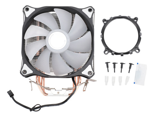 Disipador De Calor Cpu Cooler De Cobre Y Aluminio, 4 Tubos D