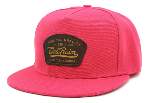 Gorra Snapback Fucia Rosa Gabardina Flat Lisa Eva Rain