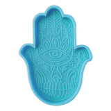 (3 #mold) Posavasos De Mano Hamsa De Resina Epoxi Y Silicona