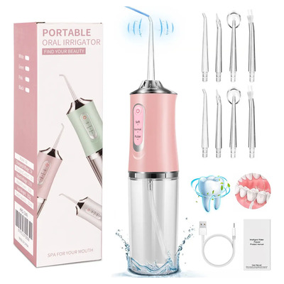 Irrigador Bucal Inalámbrico Tensky Rosa 3 Modos 8 Boquillas IPX7 | MercadoLibre