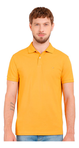 Camisa Polo Aramis Piquet Basic In24 Amarelo Mango Masculino