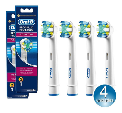 Refil Flossaction Oral-b Com 4 Unidades - Para Oral-b Braun