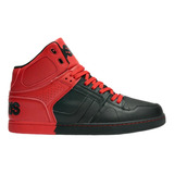 Botitas Osiris Modelo Nyc 83 Rojo Negro Nueva Colección