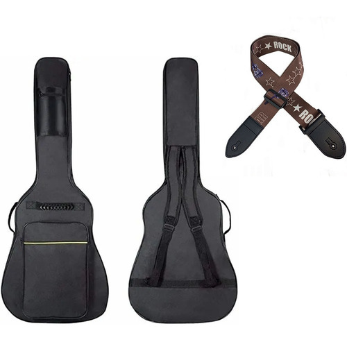 Bolsa De Guitarra De 41 Pulgadas + Correa De Guitarra Miveni