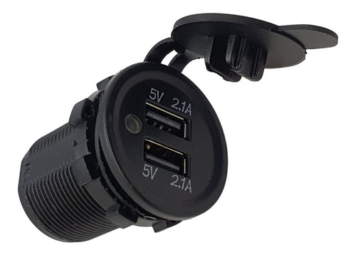 Cargador Toma Usb Doble Celular Auto Nautica 4x4 12v 24v 2.1