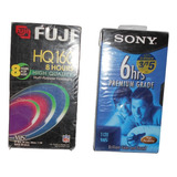 Fuji Vhs Videocassete Hq160 Y Sony T-120 Premium