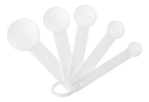 Juego De 5 Cucharas Medidoras Para Hornear Cucharillas De Pl