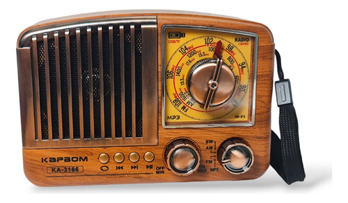 Som Antigo Retro Radio Novela Am Fm Usb Auxilar 80w Qualidad