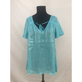 Camisola Celeste Armani Exchange Talle S Importada Usa