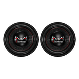 Kit 2 Subwoofer Bomber 12 Pol 600w 4 Ohms Dupla