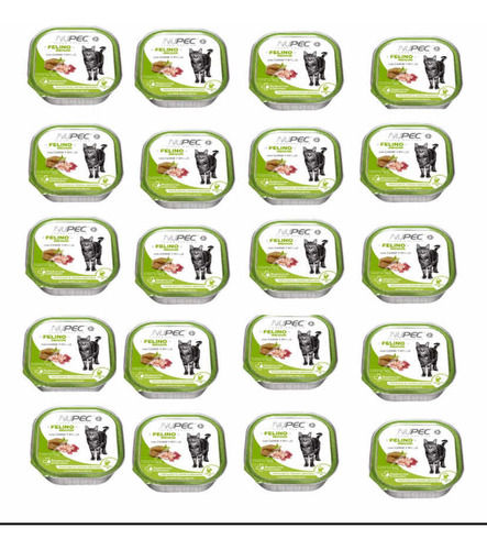 Pack 35 Latas Nupec Felino Indoor