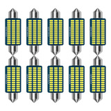 10pzs Foco C5w Led 31/36/39/42mm Festoon Luz Interior Canbus