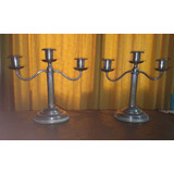   Candelabros Vintage - 3 Velas