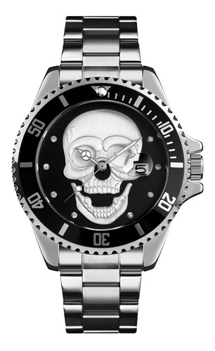 Reloj Hombre Skmei 9195 Calavera Submariner Rolex Style