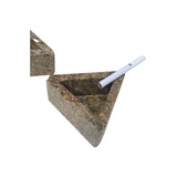 Cinzeiro Em Forma De Triangulo Feito De Pedra Sabão - Zp7