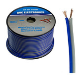 Cable Polarizado Avc 2x18 Azul-gris 100mts