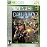 Call Of Duty 3 Platinum Hits -xbox 360